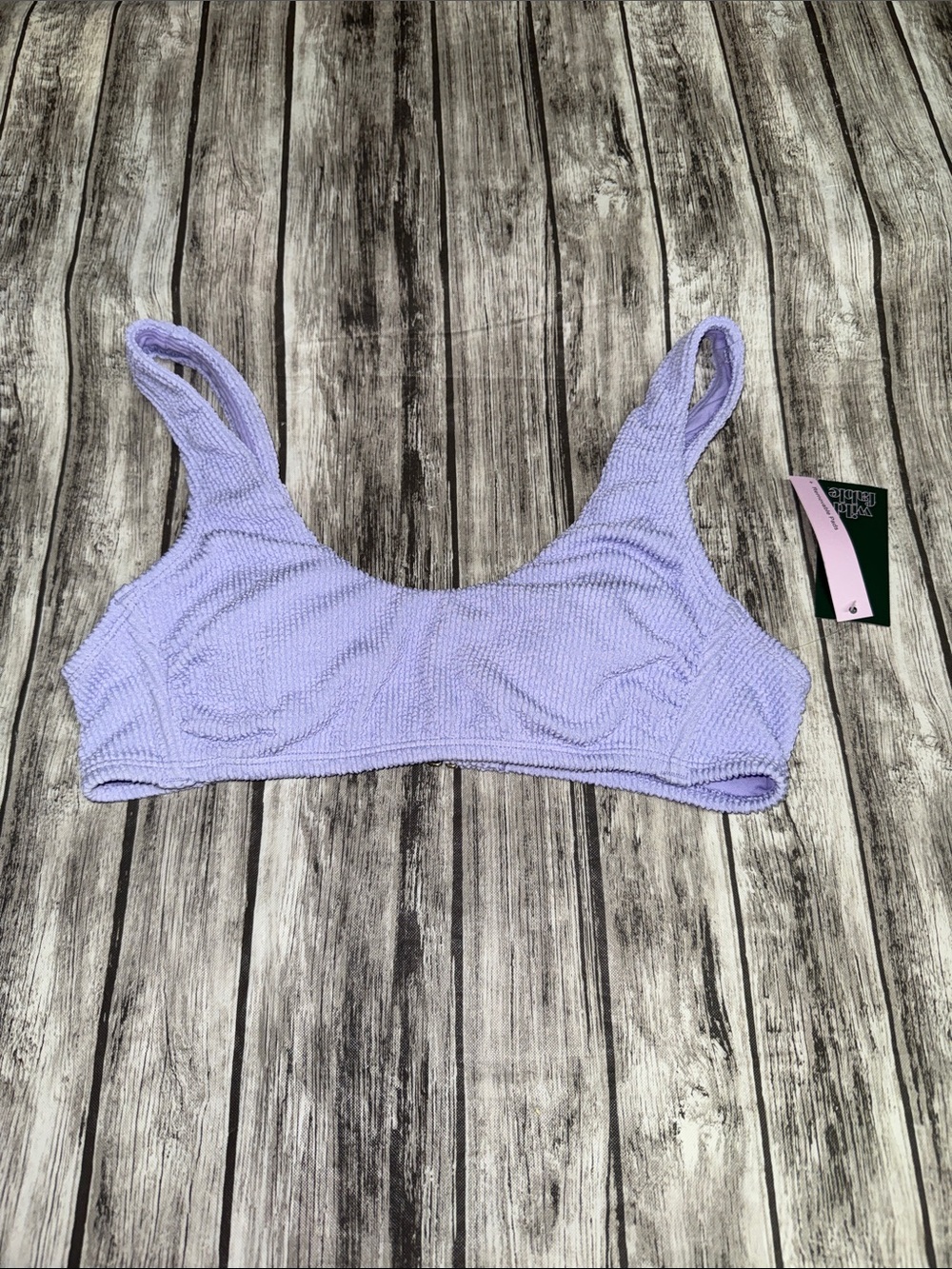 Wild fable Ribbed swim top in Lavender - Women